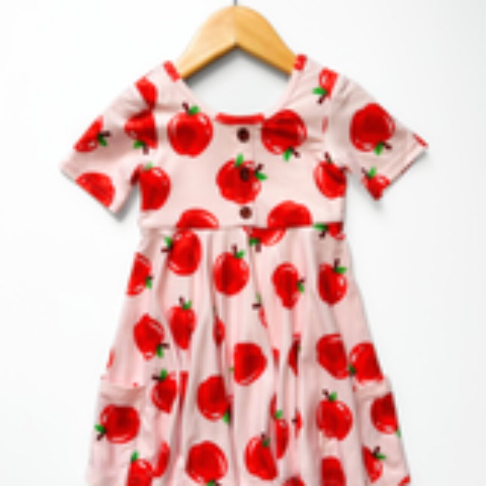 NWOT Apple Print Dress from Jane + Jo